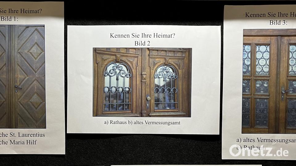 Beim Suchbildrätsel „Kennen sie ihre Heimat?“ galt es Detailaufnahmen in Eschenbach zu erkennen. Bild: mor