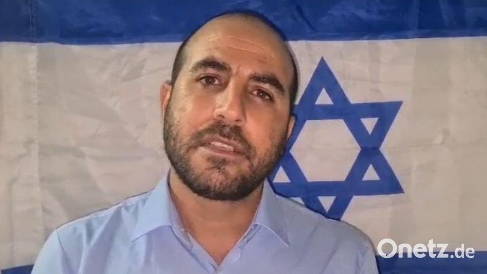 „Wir brauchen euch. Ich muss es immer wieder sagen: Jetzt ist der Zeitpunkt, solche Dinge dürfen nie wieder passieren.“ (Yakir Oknin, Israelische Gewerkschaft Histadrut) Screenshot: DGB Bayern/exb