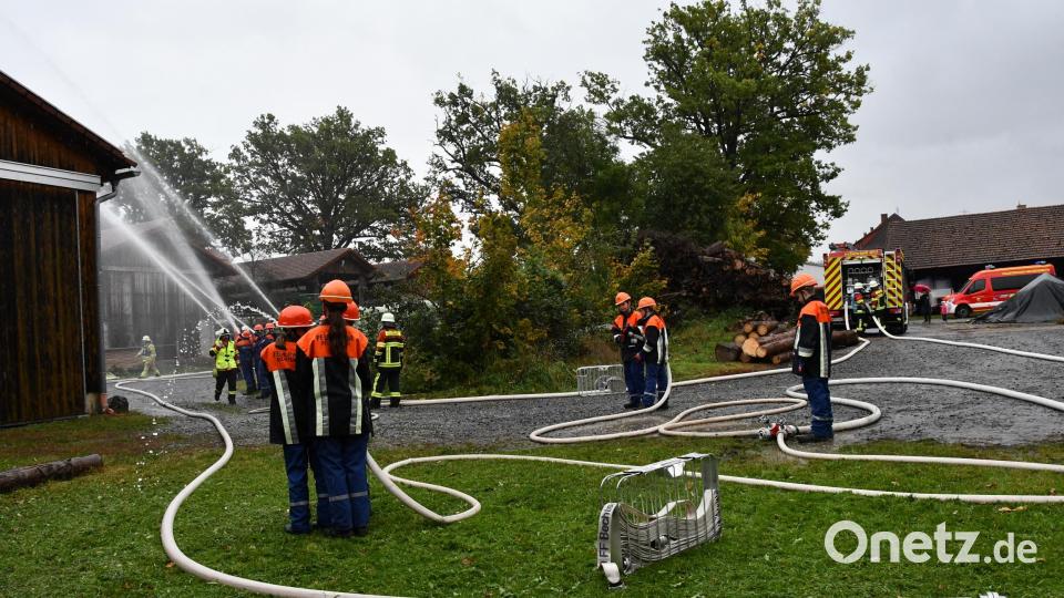 Gemeinschaftsübung der Jugendwehren in der VG-Schirmitz Bild: Feuerwehr/exb