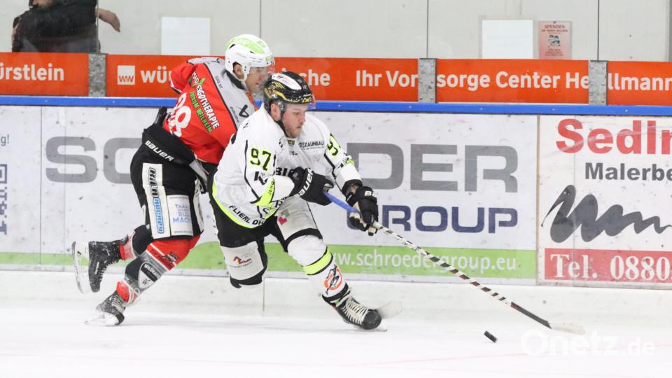 Der ERSC Amberg verliert das Spiel in Peißenberg. Bild: Roland Halmel