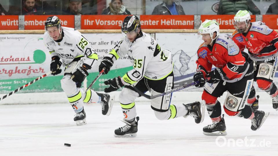 Der ERSC Amberg verliert das Spiel in Peißenberg. Bild: Roland Halmel