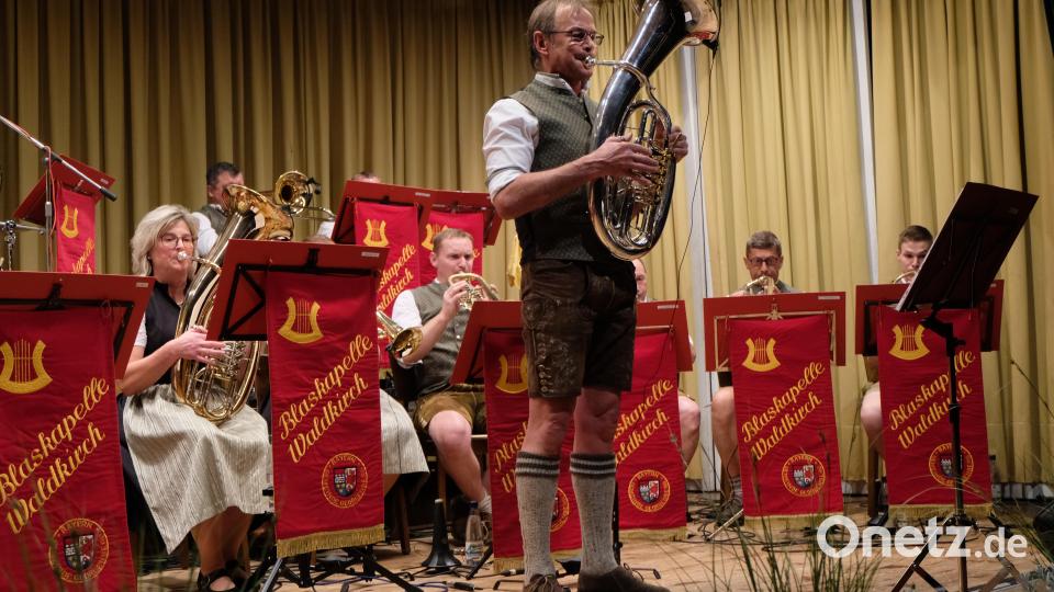 Der Chef als Solist. Bernhard Träger am Flügelhorn. Bild: le