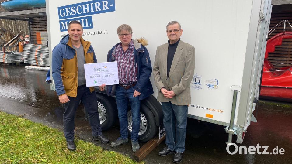 Eschenbach beschaffte ein Geschirrmobil mit ILE-Förderung. Bild: ILE Region Vierstädtedreieck