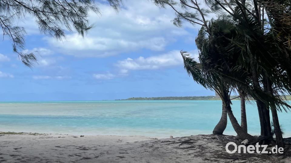 Ja, das Wasser war wirklich so blau. Bild: knz