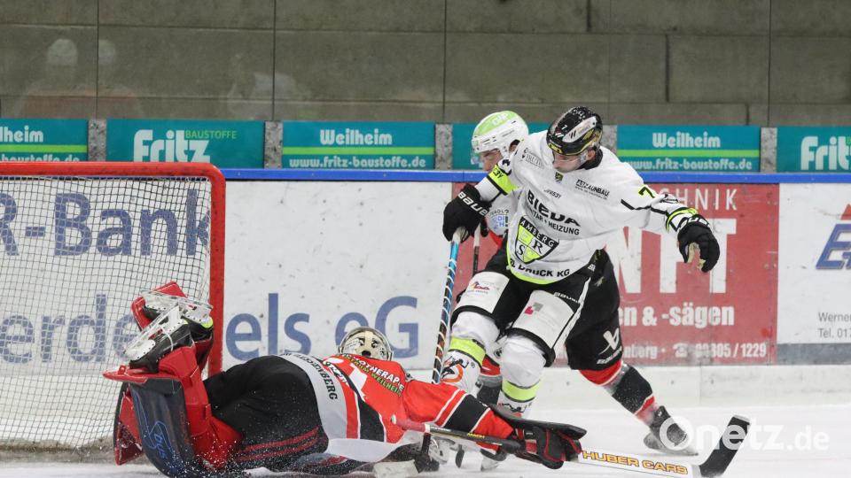 Der ERSC Amberg verliert das Spiel in Peißenberg. Bild: Roland Halmel