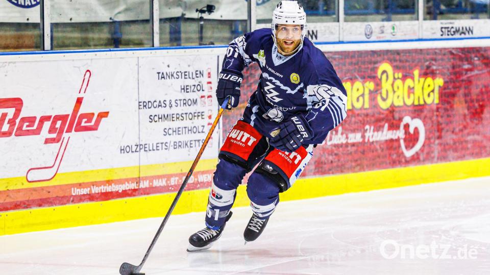 Diese Spieler verlassen die Blue Devils Weiden in der kommenden Saison: Chad Bassen. Bild: Werner Moller