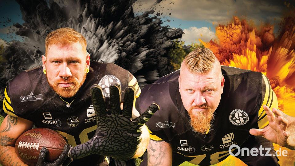 Die Amberg Mad Bulldogs stellen einen Kalender2024 vor. Bild: Amberg Mad Bulldogs
