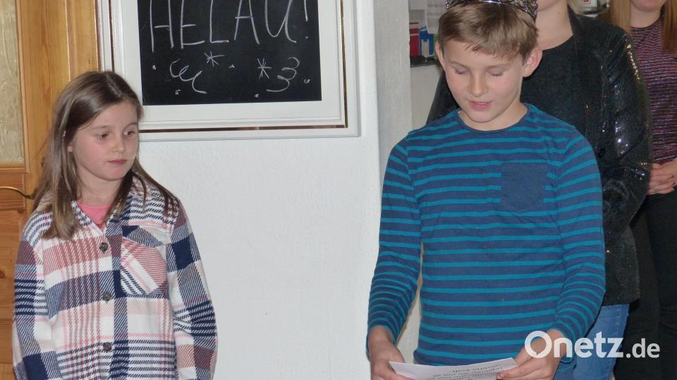 Das neue Kinderprinzenpaar, Maya I und Nico I Bild: hme