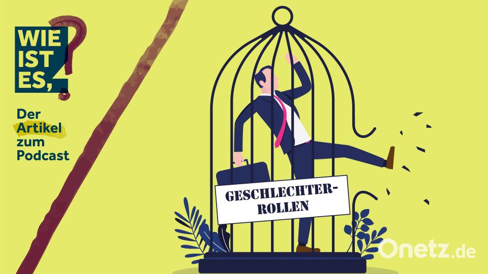 Der Mann als Versorger und alleiniger Verdiener in der Familie? Diese Geschlechterrolle gilt längst als überholt. Grafik: Marina Gube/Knut/Adobe Stock