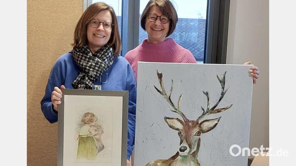 Bald beginnt die Ausstellung des Malkreis Mitterteich im Museumscafé. Bild: Malkreis Mitterteich/exb