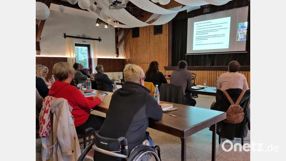 Workshop im Schiml-Saal. Bild: Netzwerk Inklusion/exb