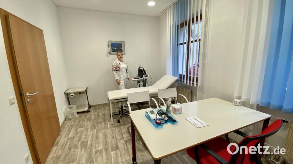 Dr. Tamara Kulik im neuen Arztzimmer im Erdgeschoss des Gebäudes. Bild: upl