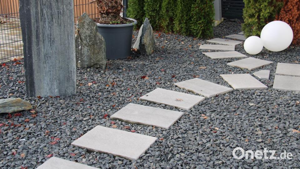 Steinwüsten in Vorgärten werden künftig in Neubaugebieten nicht mehr genehmigt. Bild: prh