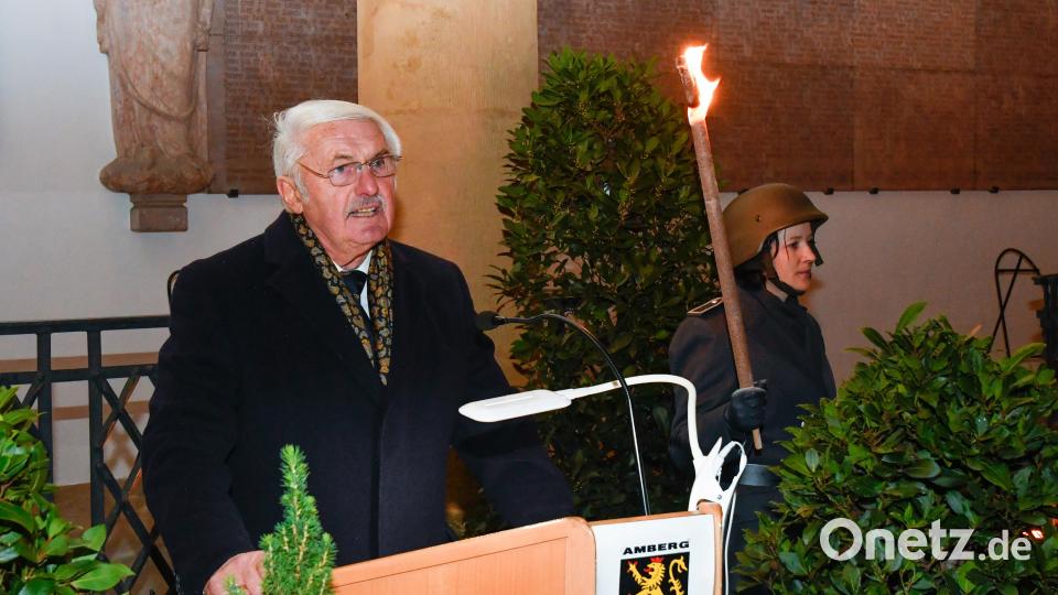 Richard Glombitza, der Bezirksvorsitzende für Deutsche Kriegsgräberfürsorge. Bild: Petra Hartl