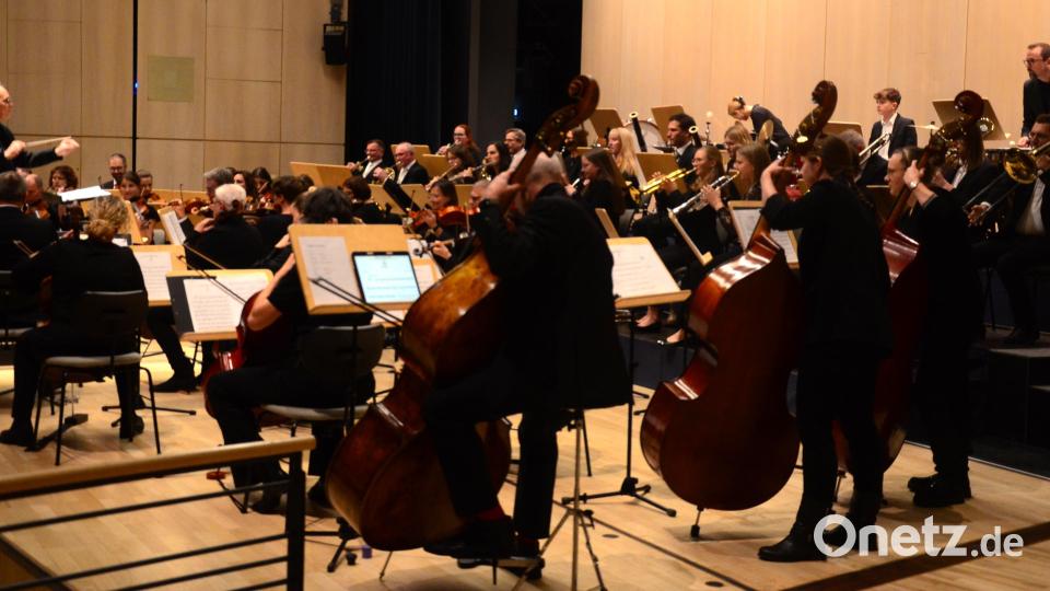 Sieht klassisch aus, hört sich aber sehr modern an: Das Sinfonieorchester der Stadt Weiden spielt &quot;Game Tunes&quot;. Bild: Kunz