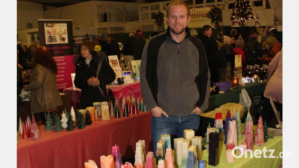 Herrliche selbstgemachte Kerzen konnte man an diesem Stand finden. Bild: rpp