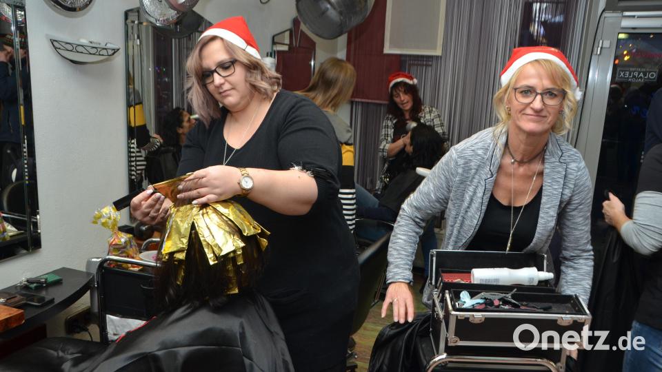 Das Team des Friseursalons Günther ist für den Aktionstag bereit. Archivbild: dob