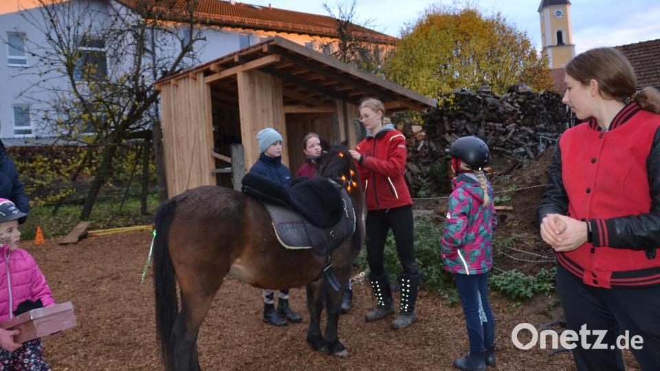 Sogar die Ponys werden geschmückt. Bild: gi