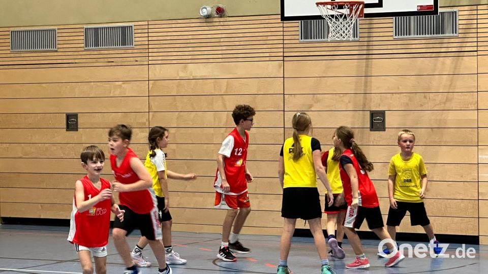 Basketball-Aktionstag in Windischeschenbach. Bild: Paulina Tandler/exb