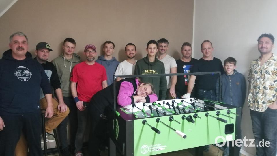 Das Tischfußball-Team der DJK Weiden. Bild: Martin Beutner