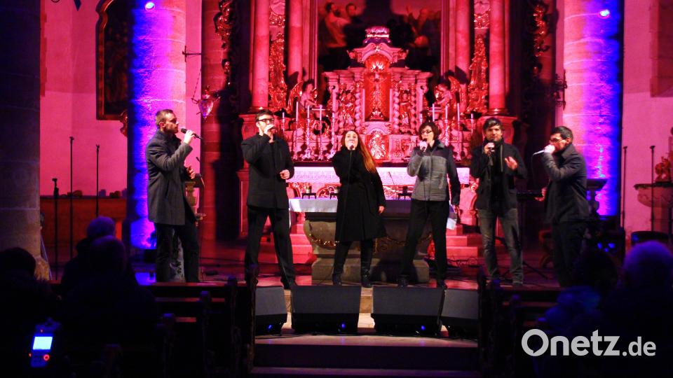 Die "Skycrapers" gestalteten das Abschlusskonzert in der Pfarrkirche. Bild: stg