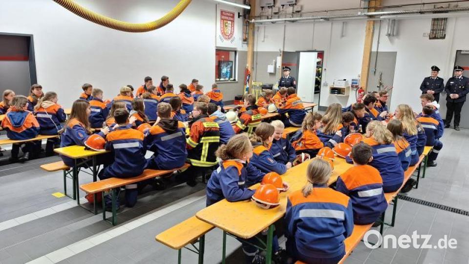 Wissenstest der Jugendfeuerwehr im Bereich 3/1 in Oberwildenau Bild: Ulrike Meißner (FF Oberwildenau), Tobias Schimetscheck (FF Luhe)/exb
