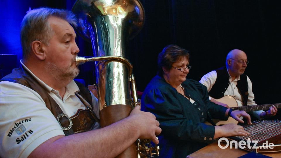 Die Blechernen Sait&#039;`n beim Amberger Adventssingen. Bild: Stephan Huber