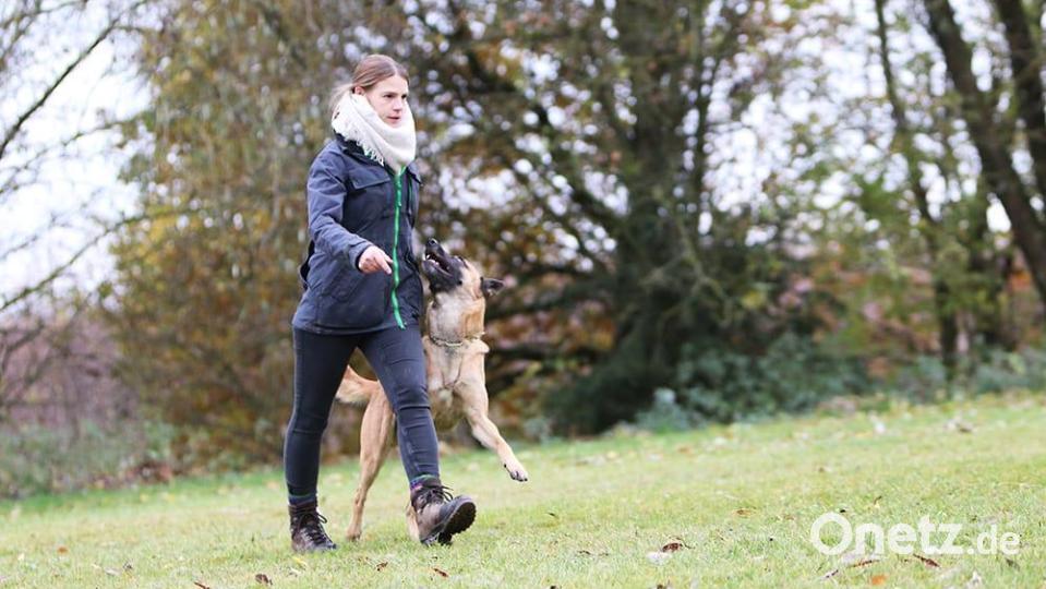 Vorsitzende Tanja Werner war mit ihrem "Don-Vito" bei der Prüfung. Bild: pi