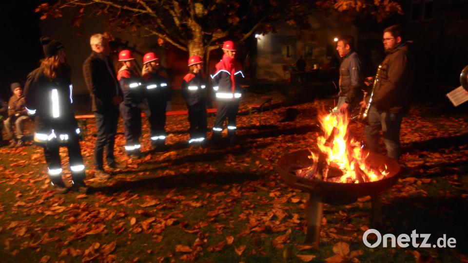 Das wärmende Feuer. Bild: jba
