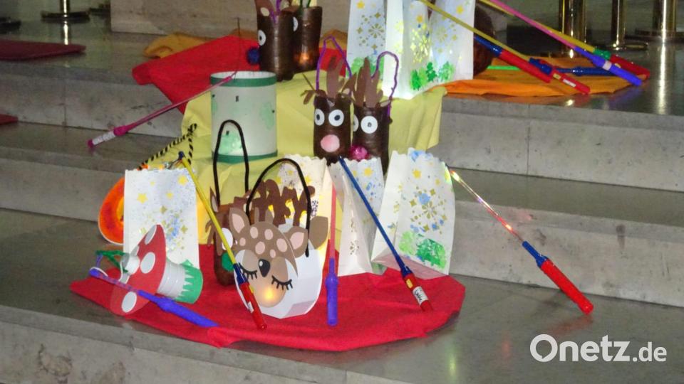 Die Martinsfeier der Kinderoase St. Emmeram ist bestens gelungen. Bild: wrm