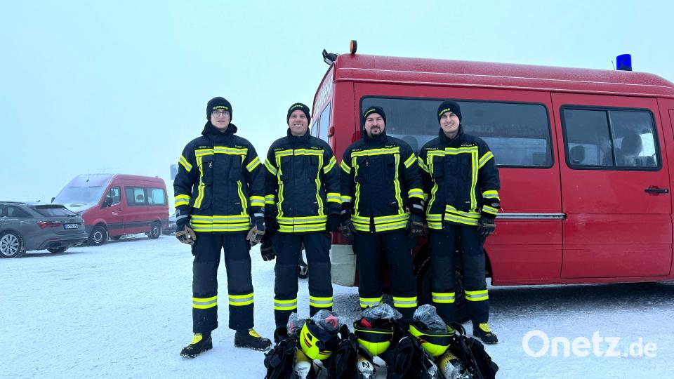 Die Teilnehmer (von links) Johannes Pleier, Tobias Rösch, Florian Dreyer und Kilian Wittmann. Bild: Florian Rösch