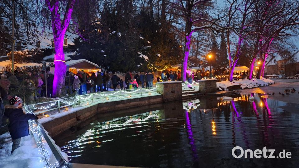 Die Stimmung beim &quot;Märchenhaften Adventmarkt&quot; war dem Motto des Marktes nach einfach traum- und märchenhaft. Bild: bey