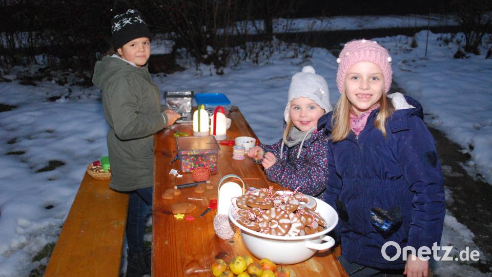 Die Kinder können auch Christbaumschmuck basteln... Bild: tss