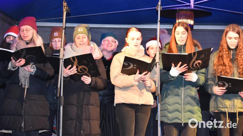 Der Jugendchor &quot;Sin falta&quot;. Bild: rgr