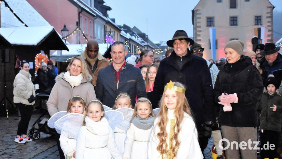 Das Christkind und seine vier Engel. Bild: rgr