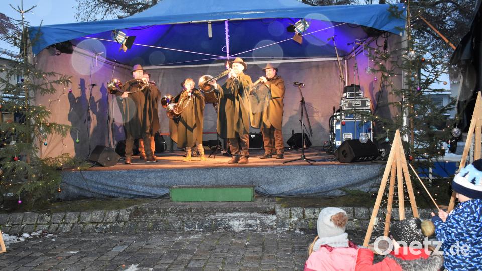 Die Parforcehornbläser Eschenbach. Bild: rgr