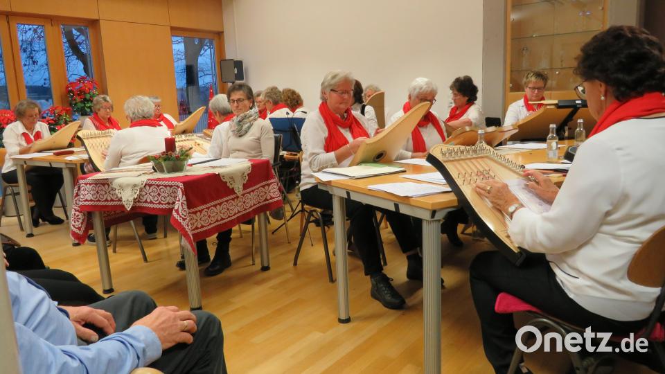 Mit Musik und Gedichten wurden die Besucher des Adventskonzerts des Förderkreises im Rathaus unterhalten. Bild: adj