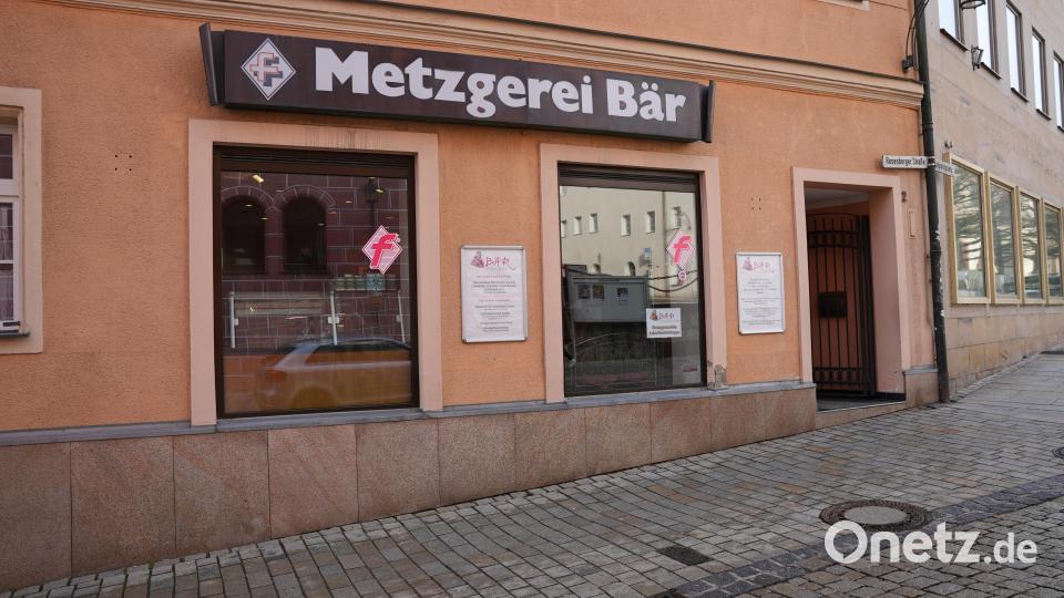 Die Traditionsmetzgerei Bär liegt mitten in der Altstadt von Sulzbach-Rosenberg. Bild: Sebastian Böhm