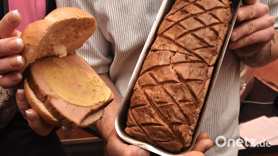 So sieht er aus, der vegane Leberkäse der Metzgerei Bär aus Sulzbach-Rosenberg. Bild: Petra Hartl