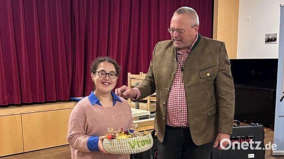 Vroni Müllers ist jetzt &quot;Haupt-Körbchenhalterin&quot;. Bild: Katharina Müllers