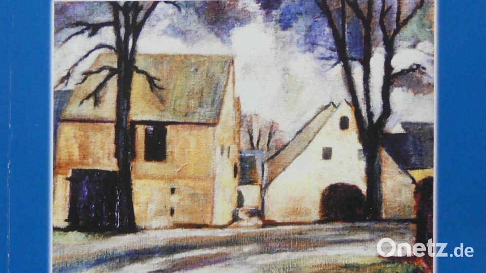 Das Titelbild zeigt einen Stadel an der Bahnhofstraße. Das Aquarell stammt von Elke Schulz. Bild: Elke Schulz/exb