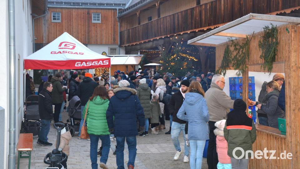 Blick in das herrliche Ambiente des Schafferhofs, wo am Sonntagnachmittag erstmals das „Singen unterm Christbaum“ stattfand. Bild: jr