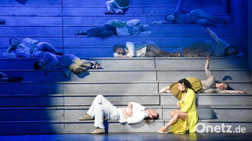 Jesus Christ Superstar, die weltbekannte Rockoper, begeisterte das Publikum im Stadttheater Amberg. Bild: Petra Hartl
