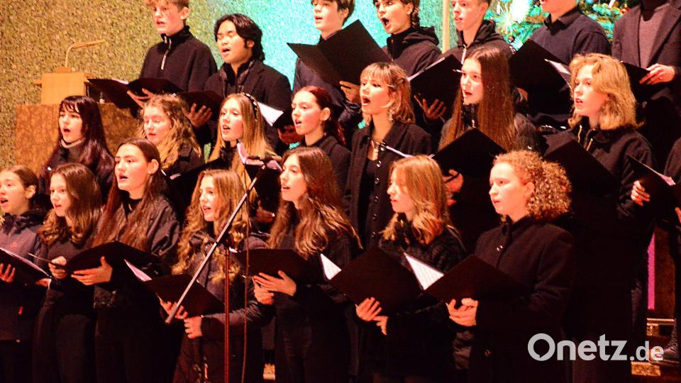 &quot;Carol of the Bells&quot; interpretierte das Vokalensemble. Bild: Kunz