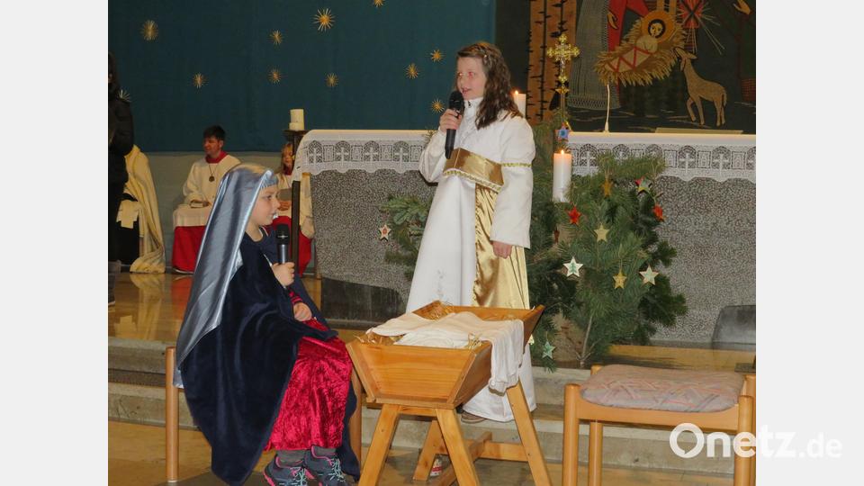 Der Engel verkündet Maria die Ankunft der Geburt Jesu. Bild: adj