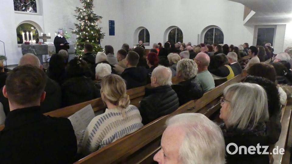 Die Christvesper vereinte die evangelische Kirchengemeinde in der Kreuzkirche. Bild: rn