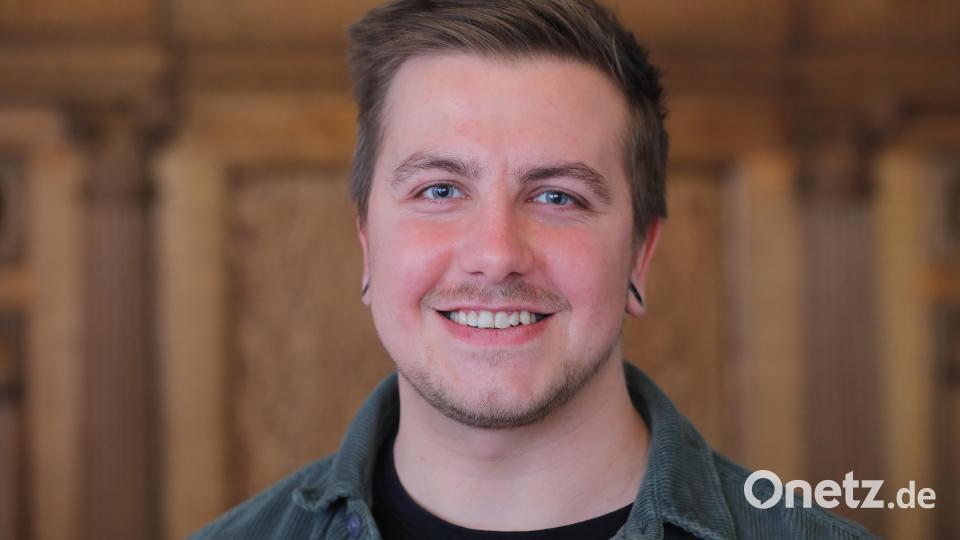 Preisträger Dominik Lenz. Bild: Wolfgang Steinbacher