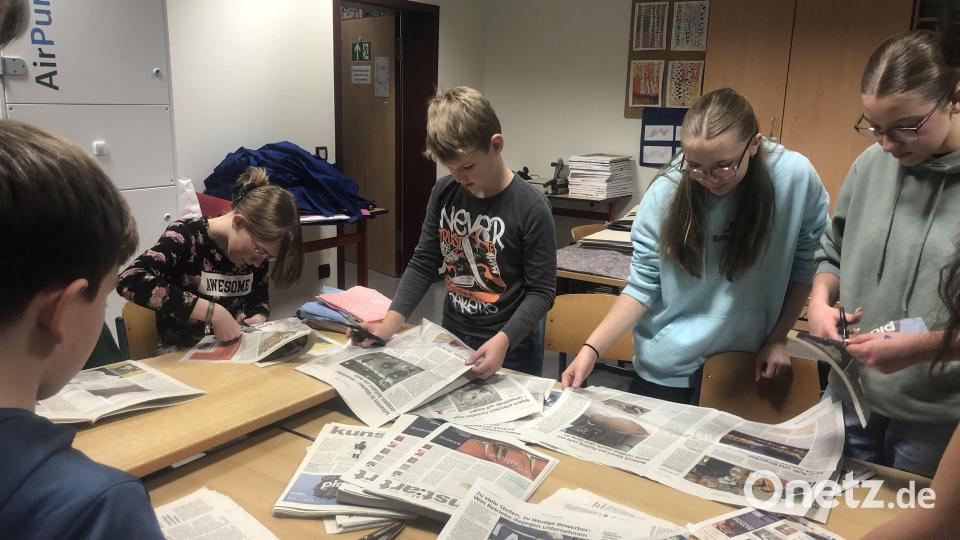 &quot;Wert(e)papiere&quot; lautete das Motto bei der jüngsten Aktion der Eltern-Kind-Akademie an der Mittelschule Waldsassen. Bild: Mittelschule Waldsassen/exb