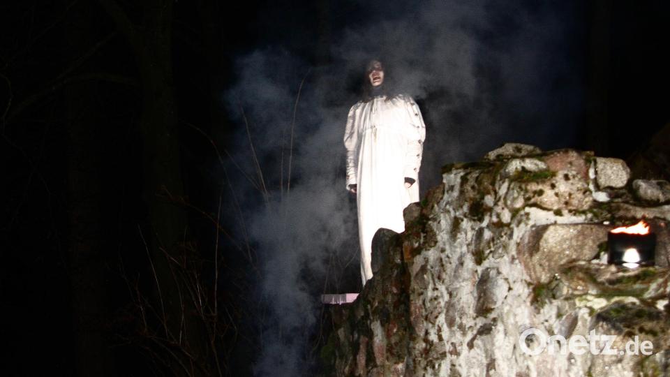 Eine weiße Frau bereitete auf einer Anhöhe, neben dem Wasserrad stehend, dem männlichen Mitglied des Adelsgeschlechts von Nothaft allerlei Kummer. Bild: wro