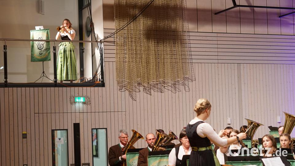Bei &quot;Hornblowers Farewell&quot; hatte Marie Faselt ihren Soloauftritt mit der Trompete Bild: nib